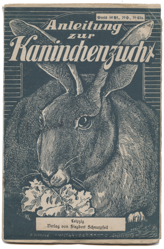 Anleitung zur Kaninchenzucht - Ackermann - 1910