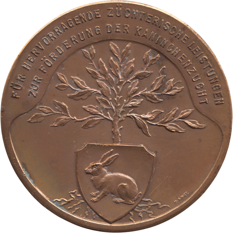 Gedenk- und Ehrenmedaille Dr. Friedrich Poppe. revers