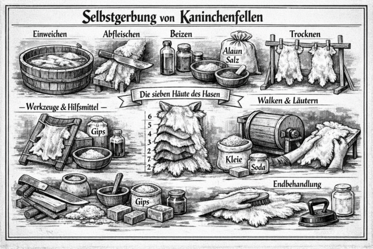 Selbstgerbung von Fellen.. Grafik